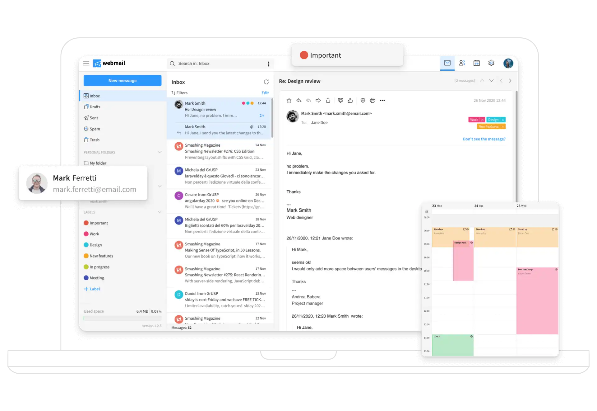 ProMail Webmail Interface